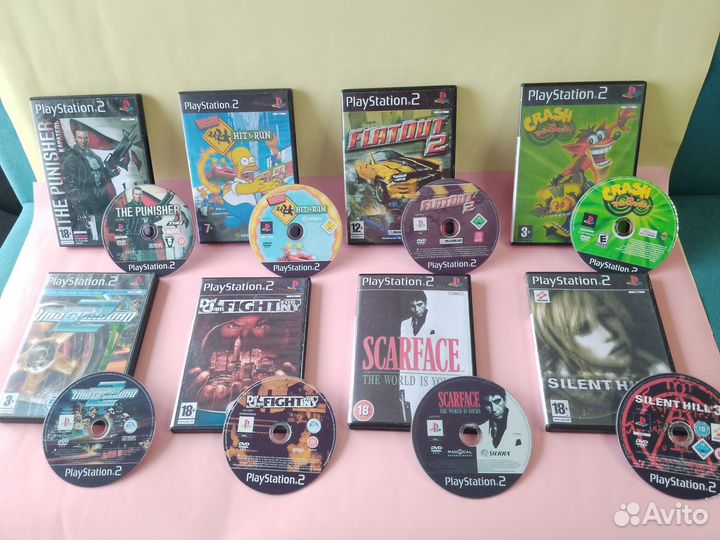Игры пс2, диски PlayStation