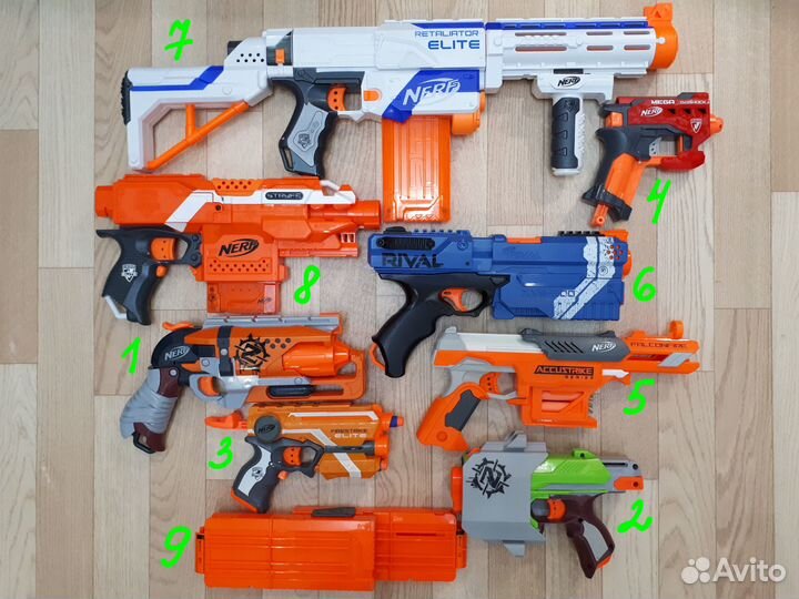 Бластеры Нерф Nerf, цена за все, можно по отдельн