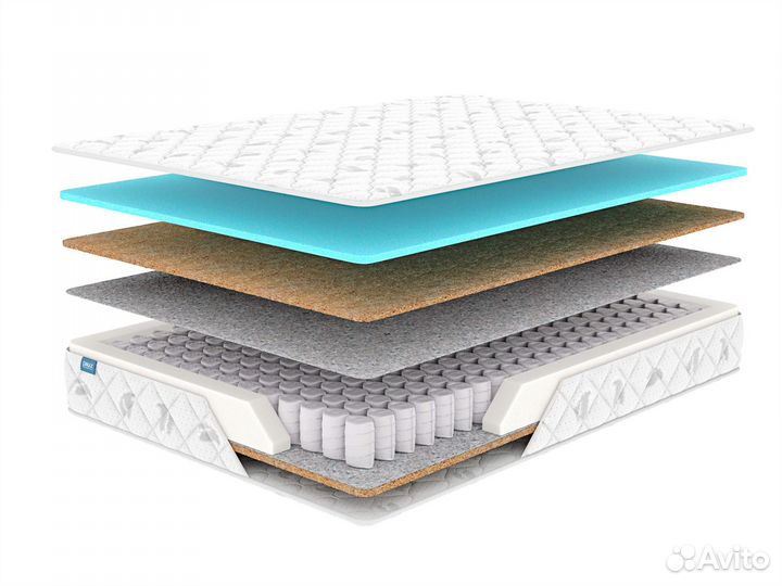 Матрас пружинный жесткий