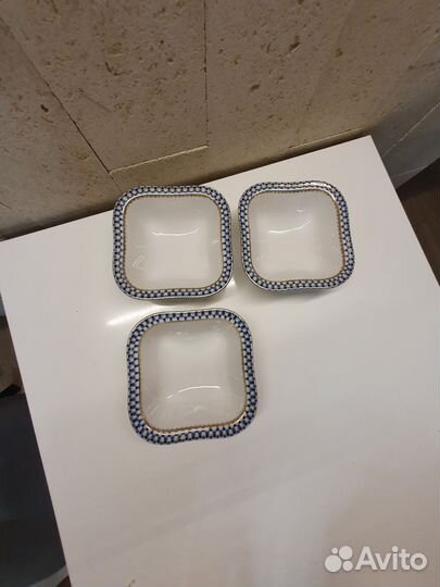 Салатники ифз кобальтовая сетка новые