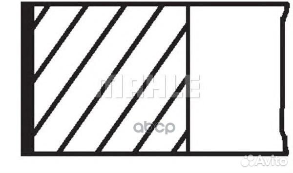 Кольца N52 3,0 08325N0 Mahle/Knecht