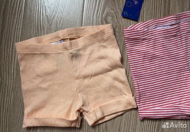 Шорты велосипедки 2 шт новые