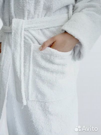 Халат махровый женский