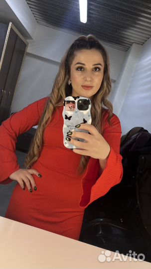 Вечернее платье красное 42