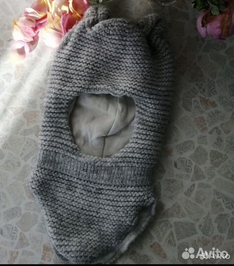 Шапка шлем для мальчика