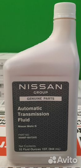 Масло трансмиссионное nissan matic fluid S 0,946