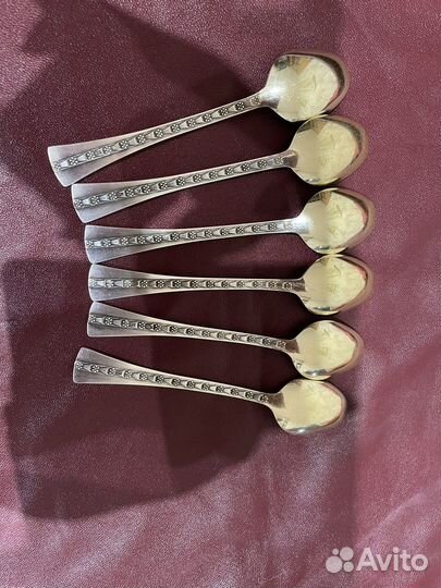 Ложечки кофейные. Серебро 916 проба