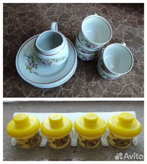 Сервиз столовый и набор для специй