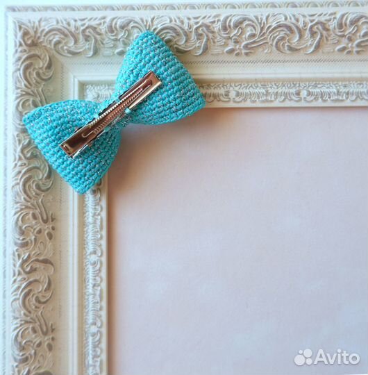 Заколка для волос. Бантики ручной работы