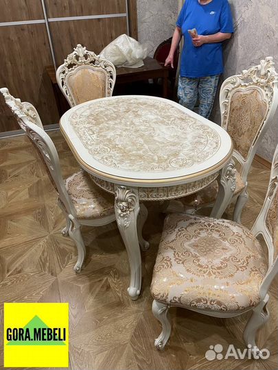 Стол «Роза» (овал) 1.2 / 1.6