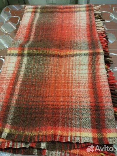 Плед шерстяной