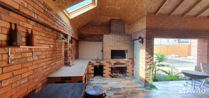 База отдыха Теплым бассейном, беседки, коттеджи