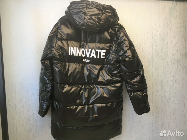 Пуховик мужской длинный