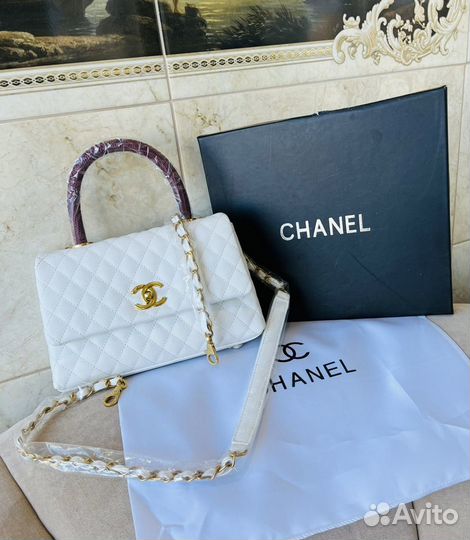 Сумка шанель люкс в коробке