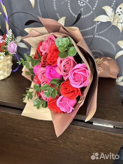 Букет цветов из мыла