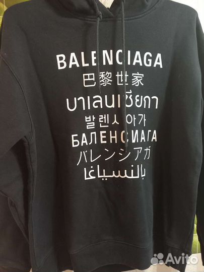 Худи balenciaga languages