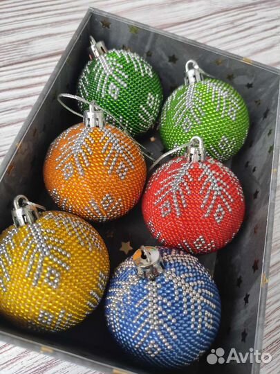 Елочные украшения ручной работы