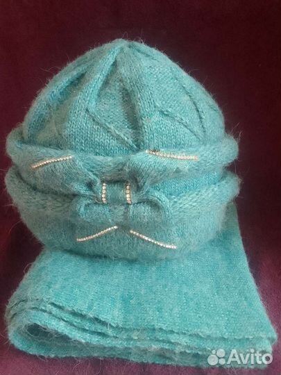 Комплект шапка и шарф