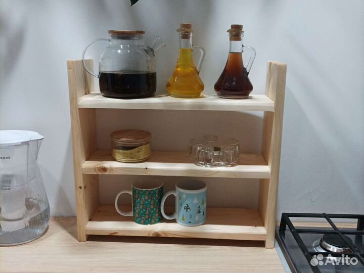 Полка на столншницу деревянноя
