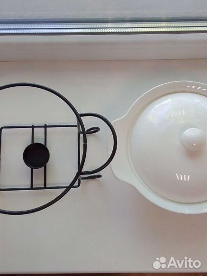 Мармит с подогревом от свечи 1л. Новый