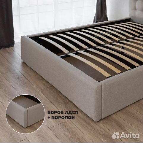 Кровать с матрасом 180х200 двуспальная