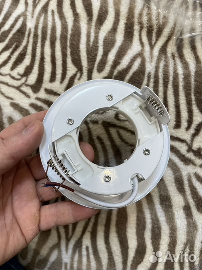 Встраиваемый светильник Ecola GX53, белый