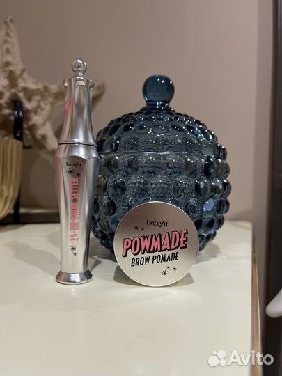 Benefit гель и помада для бровей почти новые