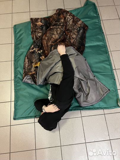 Плащ камуфляж защита от тепловизора