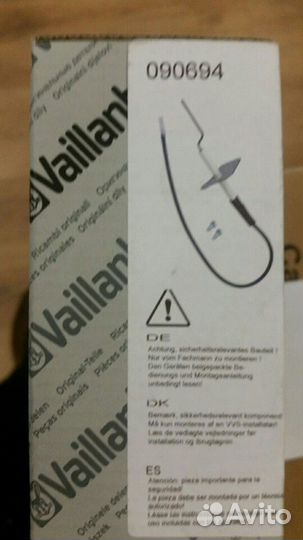 Электрод контроля пламени Vaillant N 090694