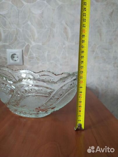 Ваза, ладья, хрустальная времен СССР