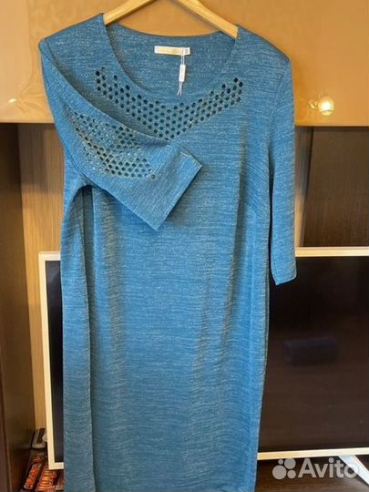 Платье трикотажное женское размер 58