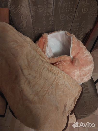 Мягкая игрушка Хомяк с пледом внутри