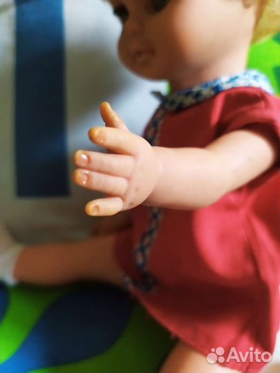 Кукла ГДР 32 см номерная резиновая