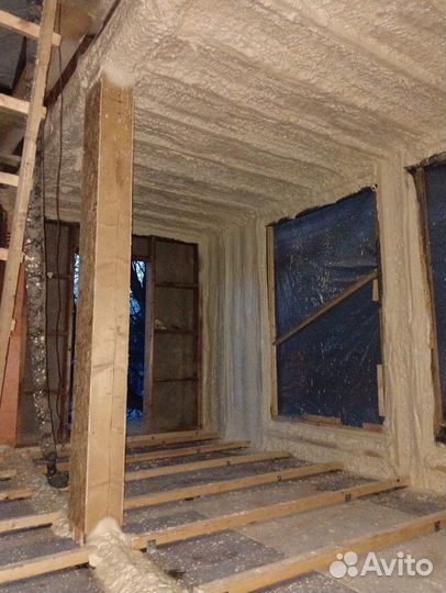 Утепление пенополиуретаном балкона