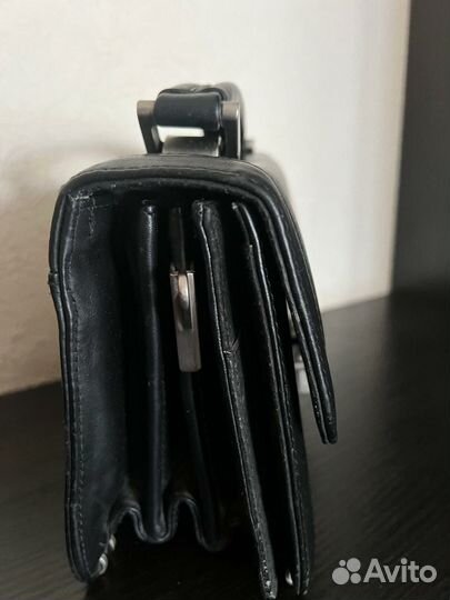 Барсетка кожаная мужская бу