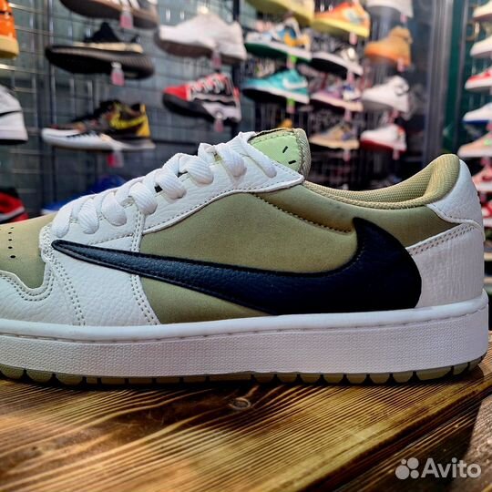 Кроссовки Air Jordan 1 Low Golf x Travis Scott