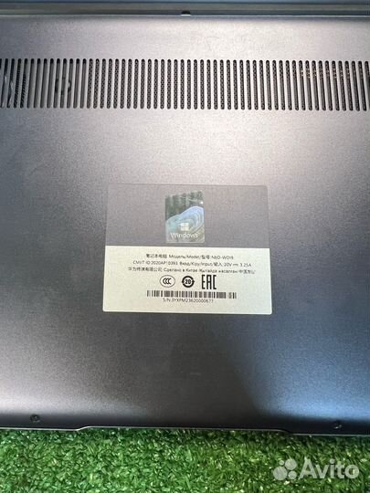 Ноутбук huawei MateBook D 14 NbD-WDI9 8/256Gb Spac