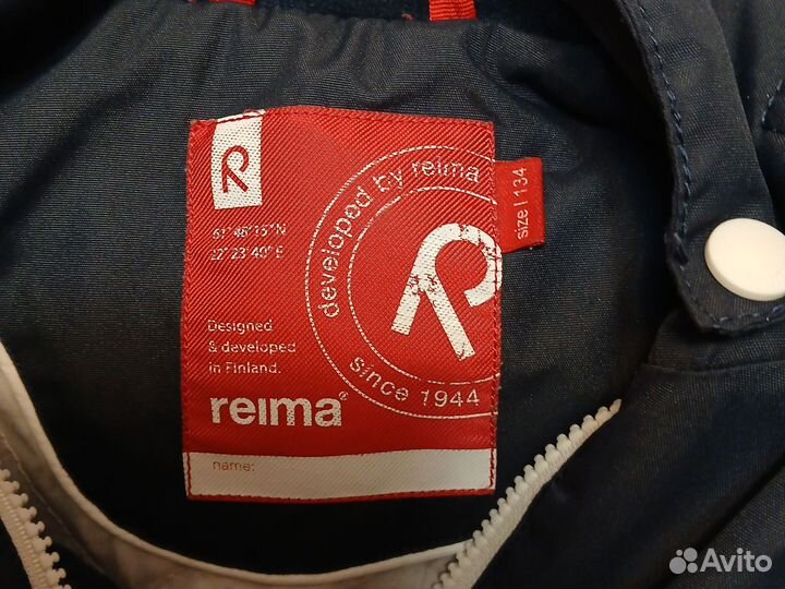Куртка демисезонная детская фирма Reima р 134