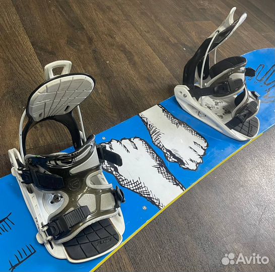 Сноуборд Head Youth Rocka 148 + крепы Flow Flite L