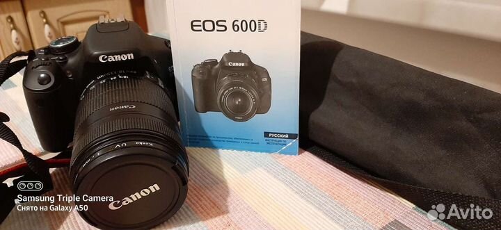Зеркальный фотоаппарат canon 600d