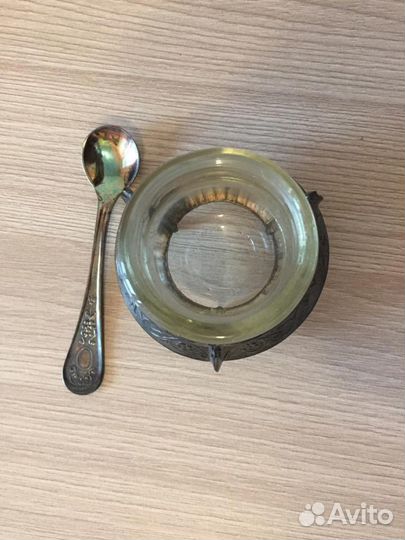 Солонка мельхиор СССР, новая, в коробке