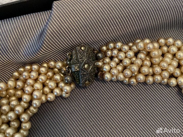 Колье винтаж серебряная застежка