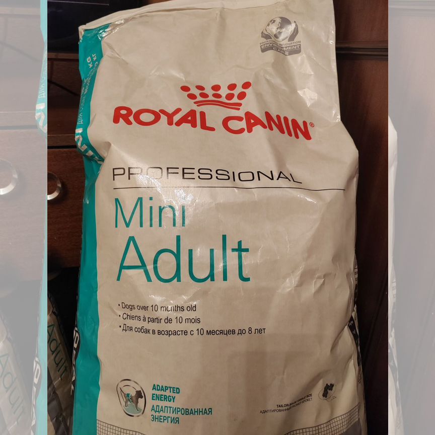 Корм для собак royal canin mini adult 15 кг