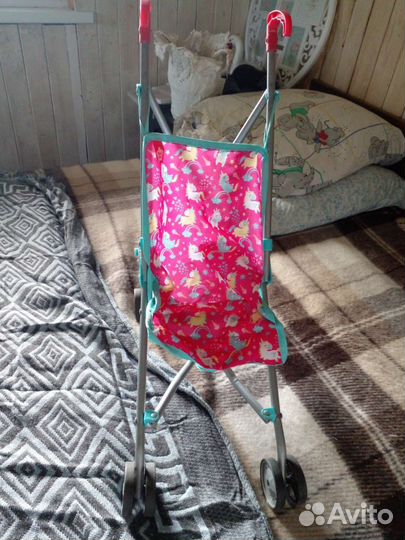 Коляска для куклы.металическая