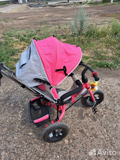 Велосипед коляска с ручкой