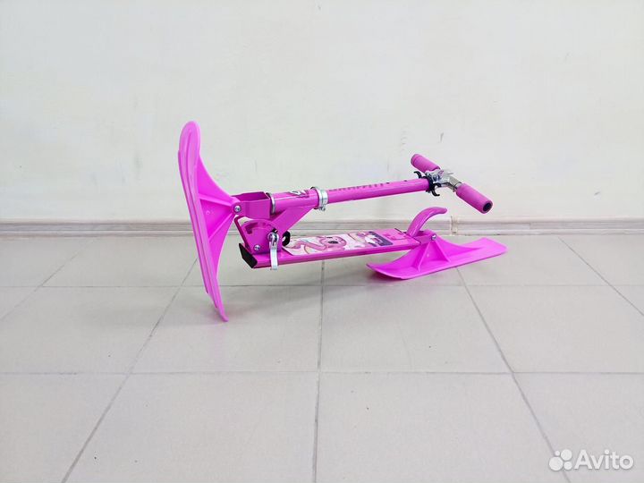 Самокат-снегокат Graffiti 2 в 1. /Новый