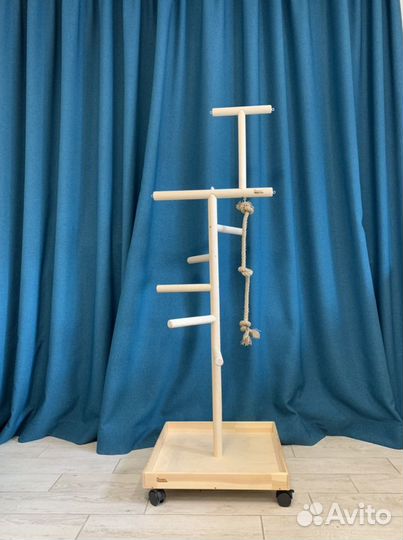 Напольная присада для крупных попугаев