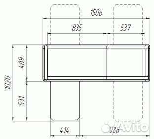Кассовый бокс 1.5, кассовый стол