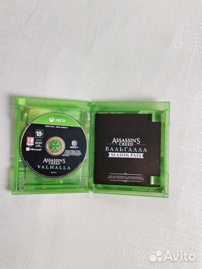 Assassins creed valhalla xbox диск