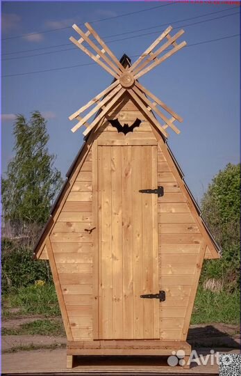 Дачный туалет с установкой